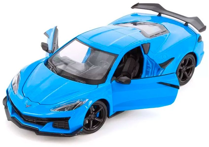 Легковая Welly CHEVROLET 2023 CORVETTE Z06 43830W/BL, металл, пластик, синий купить,NaN