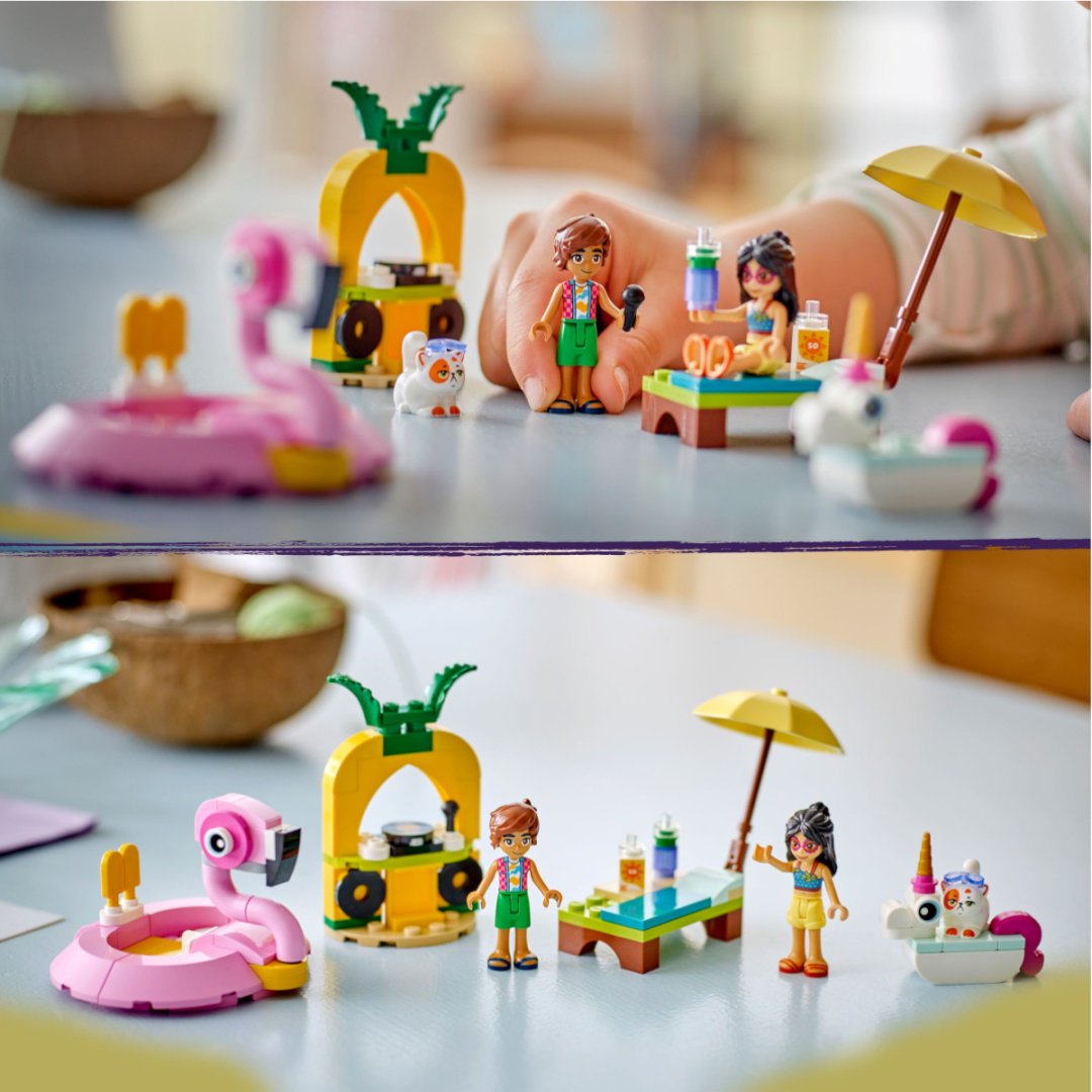Конструктор LEGO Веселье в бассейне с единорогом и фламинго Friends, деталей 99 шт купить,NaN