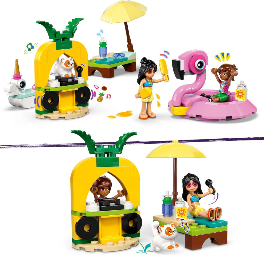 Конструктор LEGO Веселье в бассейне с единорогом и фламинго Friends, деталей 99 шт купить,NaN