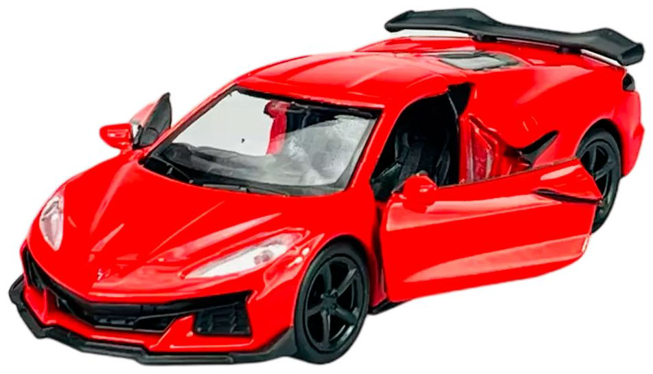 Легковая Welly CHEVROLET 2023 CORVETTE Z06 43830W/YL, металл, пластик, красный купить,NaN