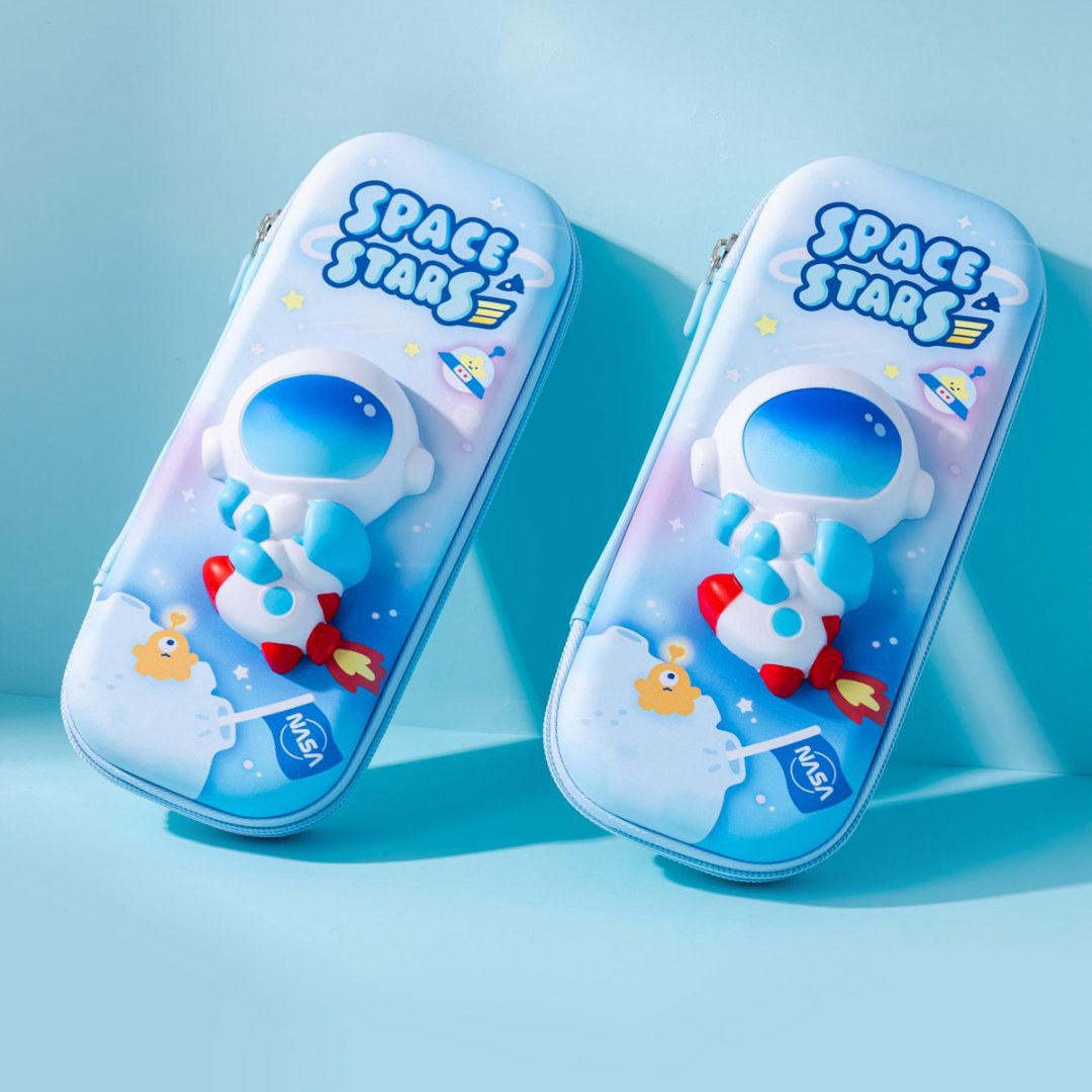 Пенал LAZY STARS Космонавт IG5295, застежка молния, мультиколор купить,NaN