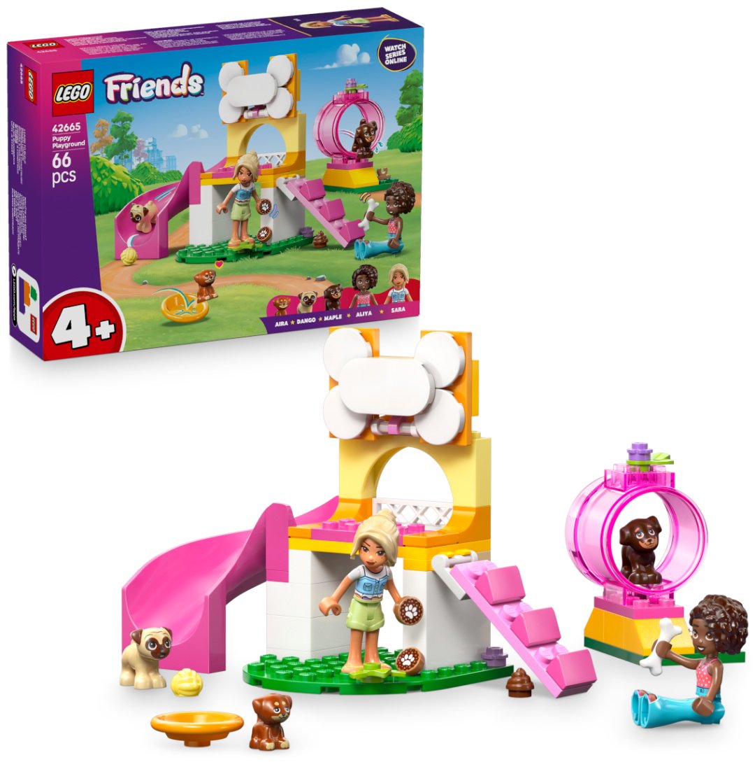Конструктор LEGO Игровая площадка для щенков Friends, деталей 66 шт купить,NaN