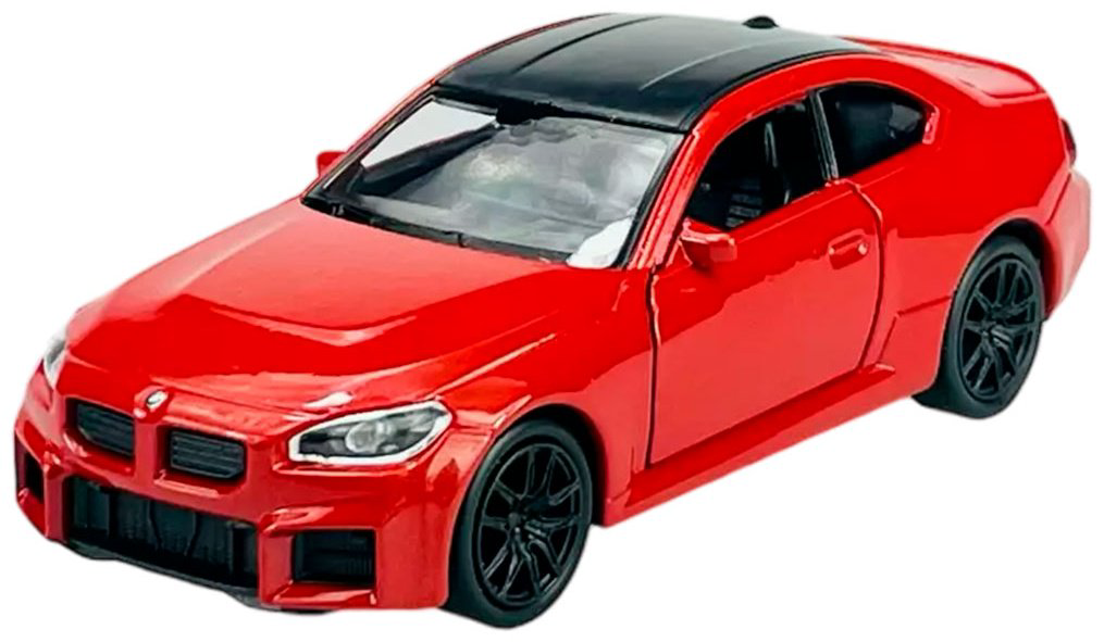 Легковая Welly BMW M2 43833W/RD, металл, пластик, красный купить,NaN