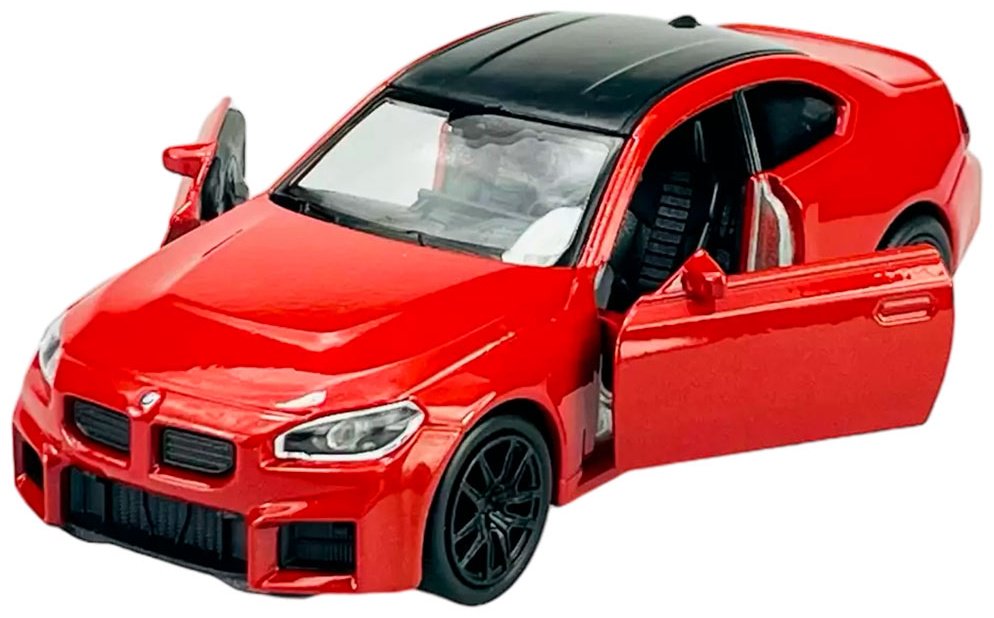 Легковая Welly BMW M2 43833W/RD, металл, пластик, красный купить,NaN