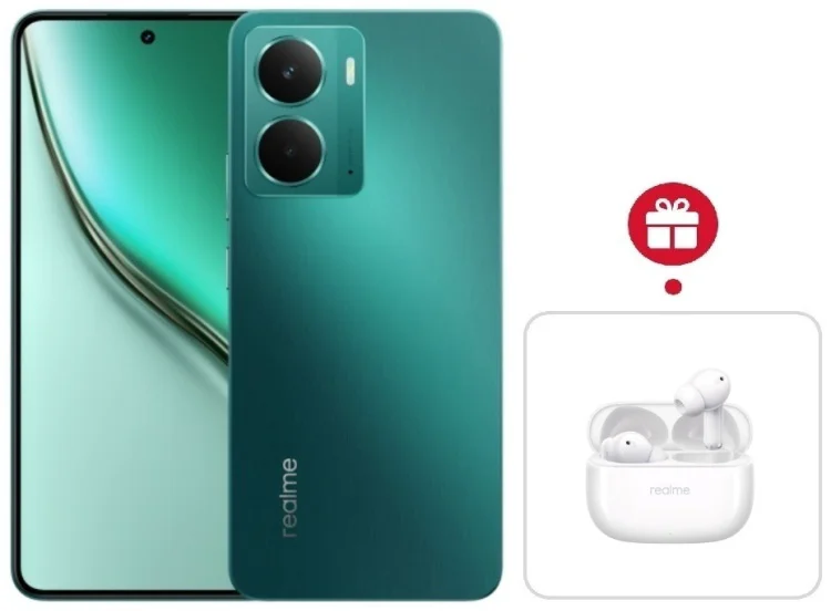 Смартфон Realme P3 5G 8/256GB зеленый + подарок  купить,NaN