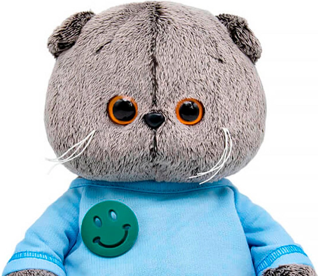 Мягкая игрушка Budi Basa Басик, высота 19 см, серый купить,NaN