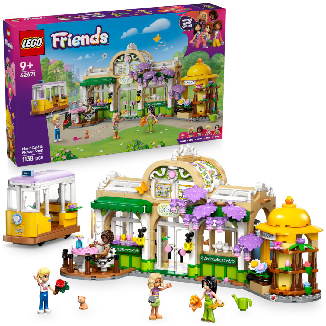 Конструктор LEGO Кафе с растениями Friends, деталей 1137 шт купить,NaN