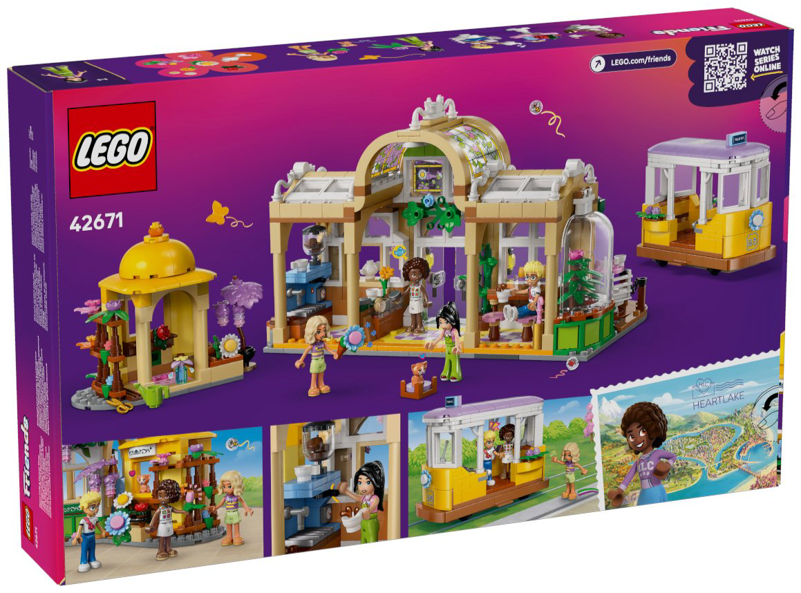 Конструктор LEGO Кафе с растениями Friends, деталей 1137 шт купить,NaN