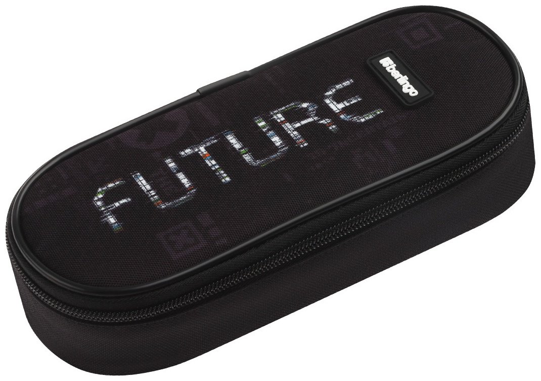 Пенал-футляр Berlingo FutureX PF-EXM-1110, застежка молния, черный