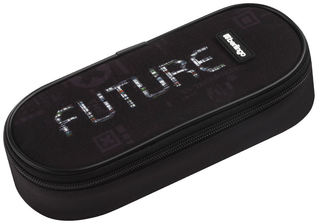 Пенал-футляр Berlingo FutureX PF-EXM-1110, застежка молния, черный купить,NaN