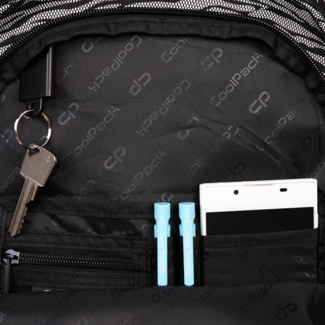 Рюкзак CoolPack полиэстер серый купить,NaN