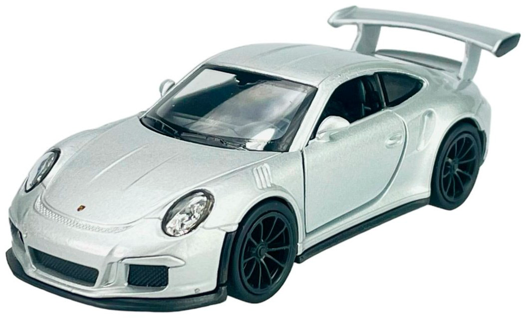 Легковая Welly PORSCHE 911 GT3 RS 43746W/SL, металл, пластик, серебряный купить,NaN