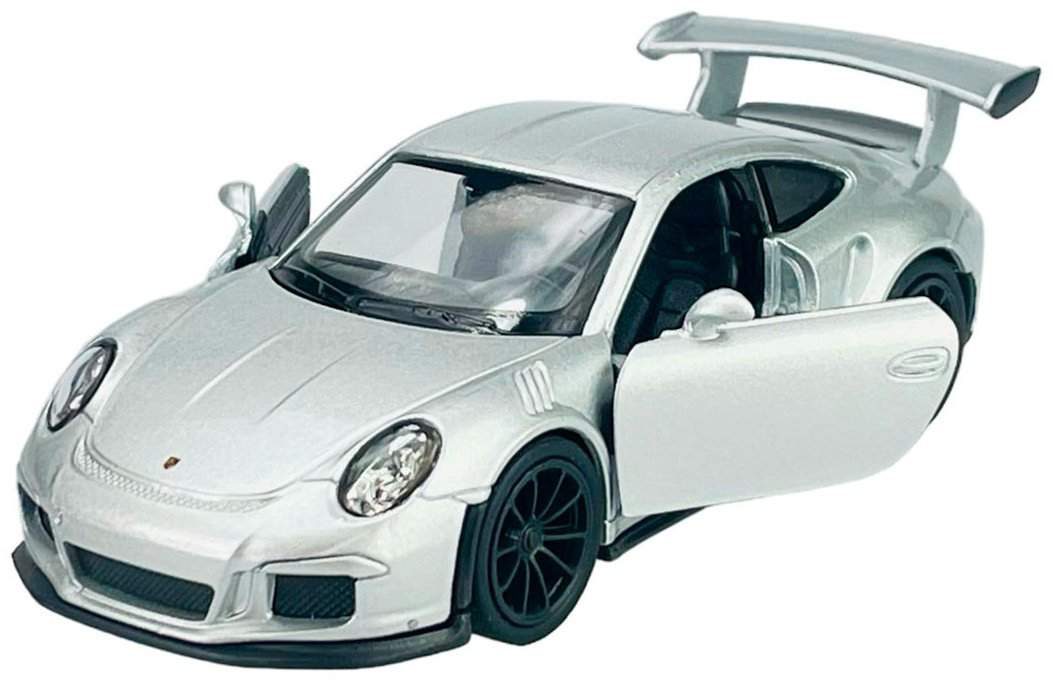 Легковая Welly PORSCHE 911 GT3 RS 43746W/SL, металл, пластик, серебряный купить,NaN