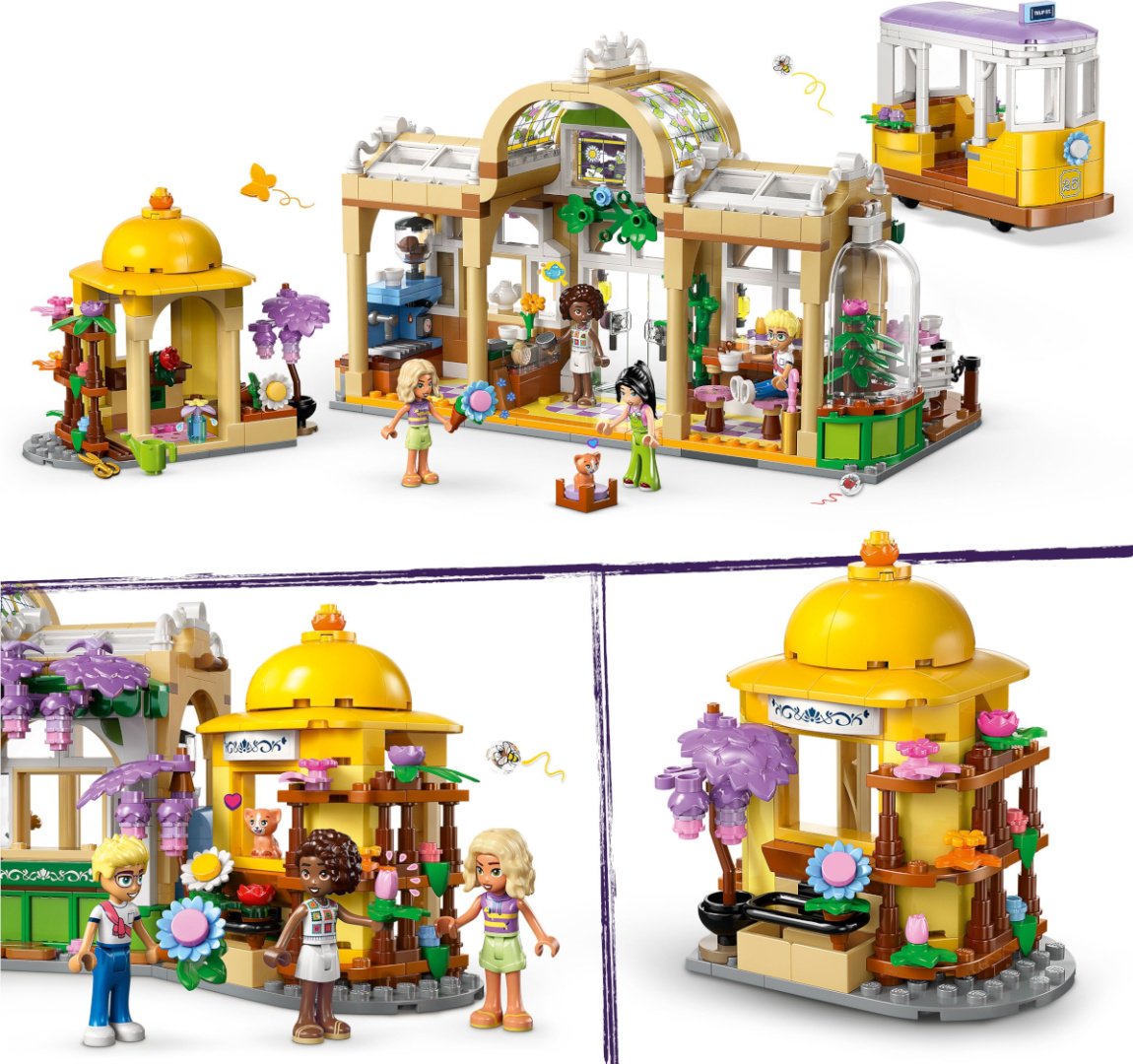 Конструктор LEGO Кафе с растениями Friends, деталей 1137 шт - ForteMarket Конструктор LEGO Кафе с растениями Friends, деталей 1137 шт купить,0