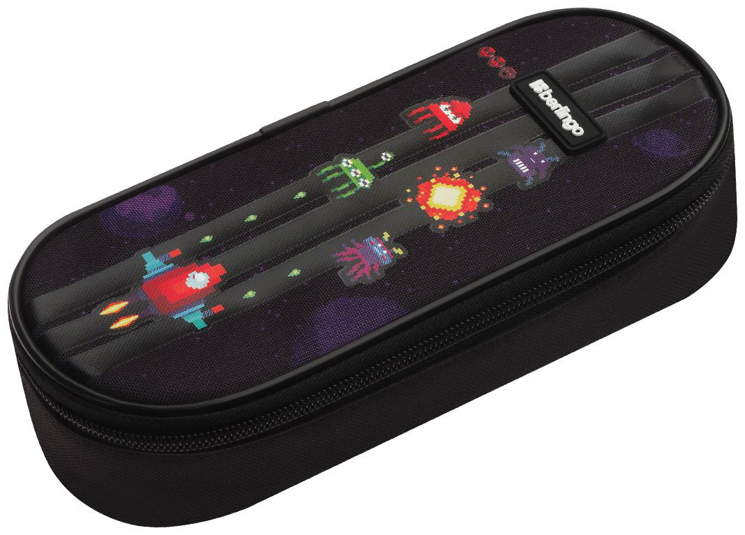 Пенал-футляр Berlingo Space Battle PF-EXM-1112, застежка молния, черный купить,NaN