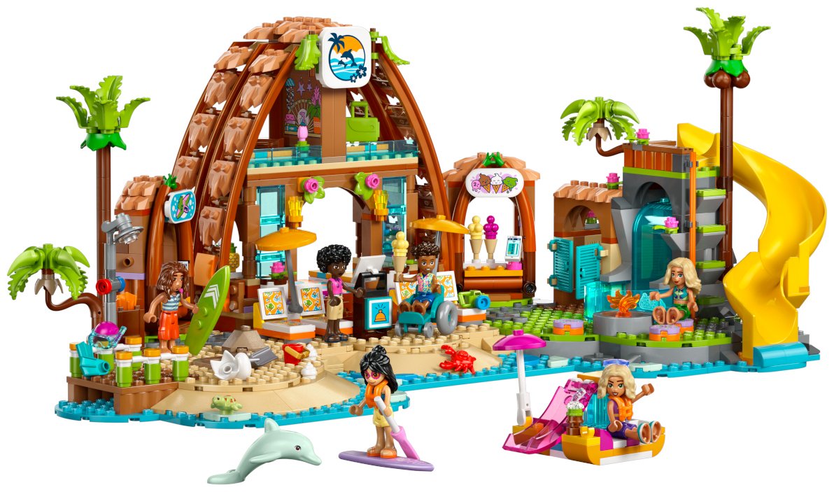 Конструктор LEGO Семейный отдых на пляжном курорте Friends, деталей 1140 шт купить,0