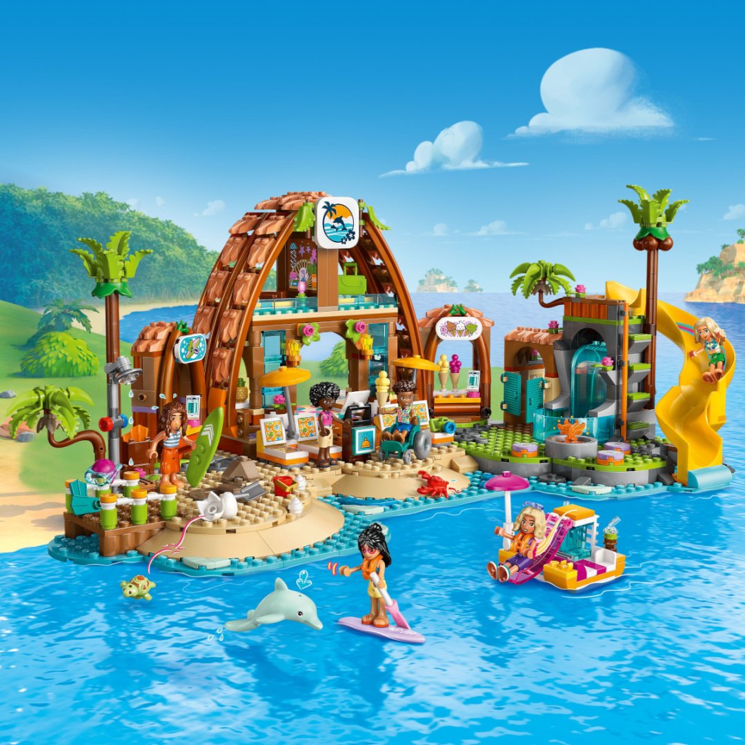 Конструктор LEGO Семейный отдых на пляжном курорте Friends, деталей 1140 шт купить,0