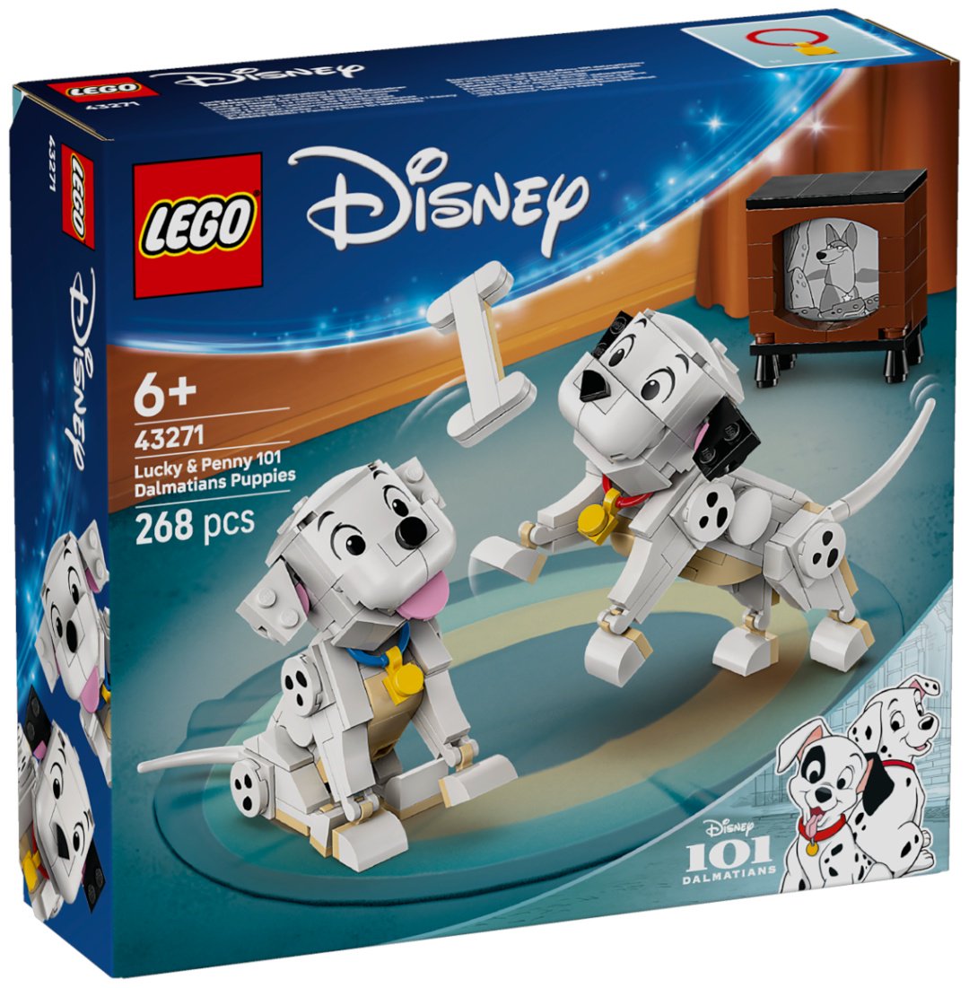 Конструктор LEGO Лаки и Пенни, щенки из «101 далматинец» Disney, деталей 268 шт