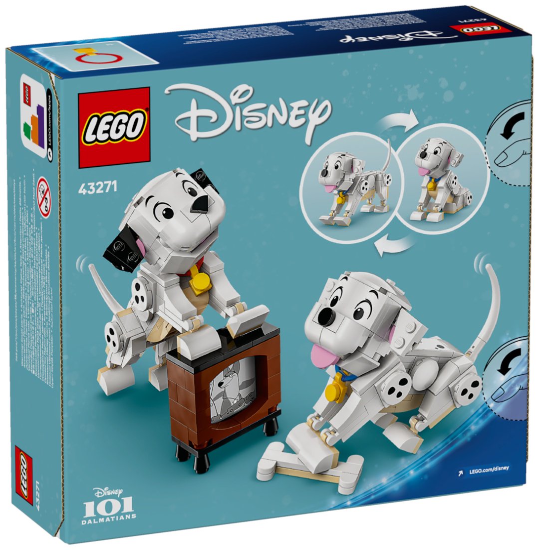 Конструктор LEGO Лаки и Пенни, щенки из «101 далматинец» Disney, деталей 268 шт