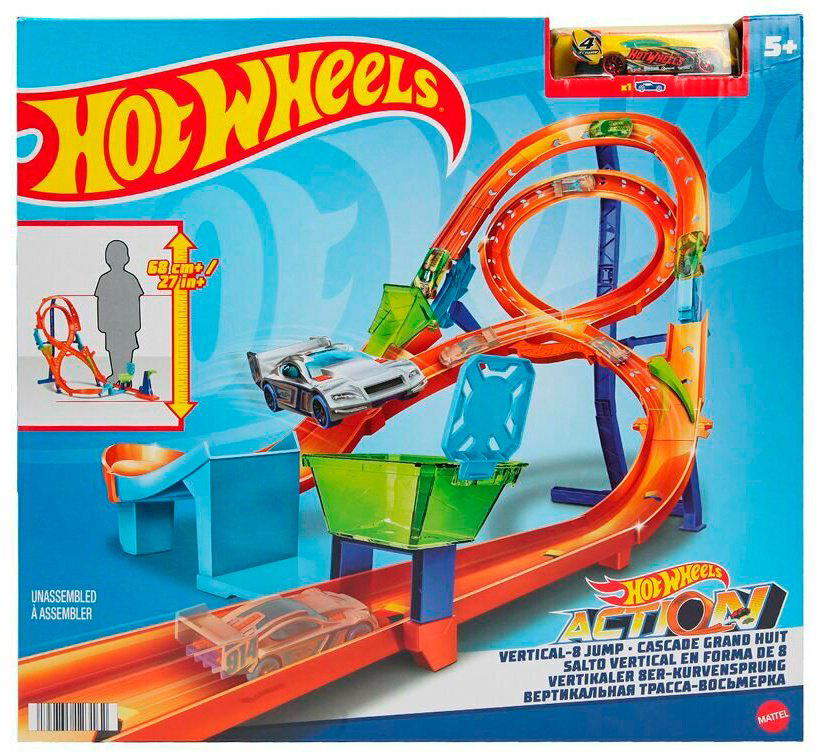 Детские треки и авторалли Hot Wheels Вертикальная восьмерка мультиколор купить,NaN