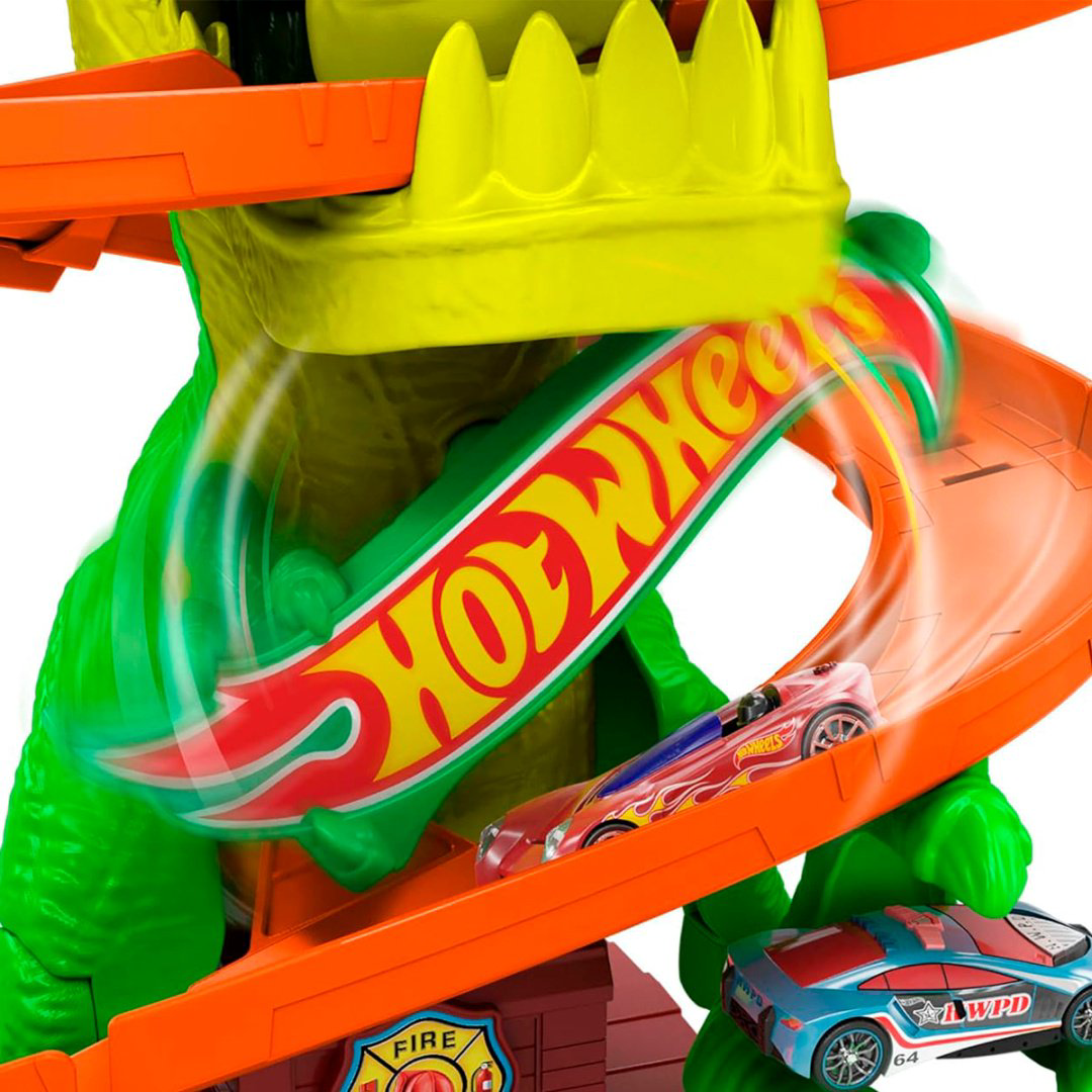Детские треки и авторалли Hot Wheels T-Rex Blaze Battle мультиколор купить,NaN
