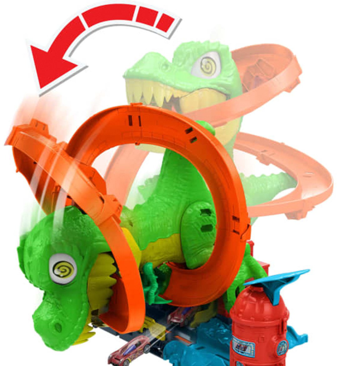 Детские треки и авторалли Hot Wheels T-Rex Blaze Battle мультиколор купить,NaN