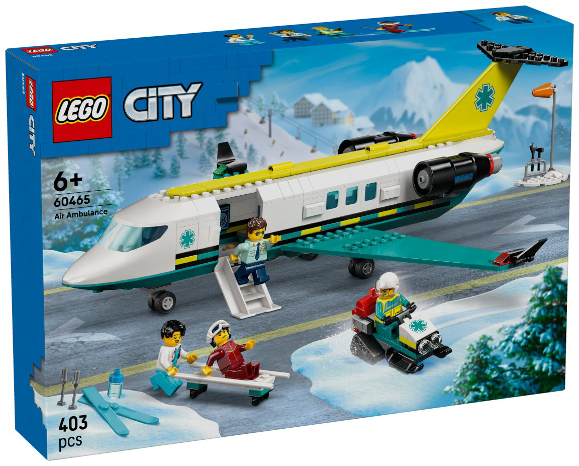 Конструктор LEGO Самолет санитарной авиации City, деталей 395 шт купить,42354