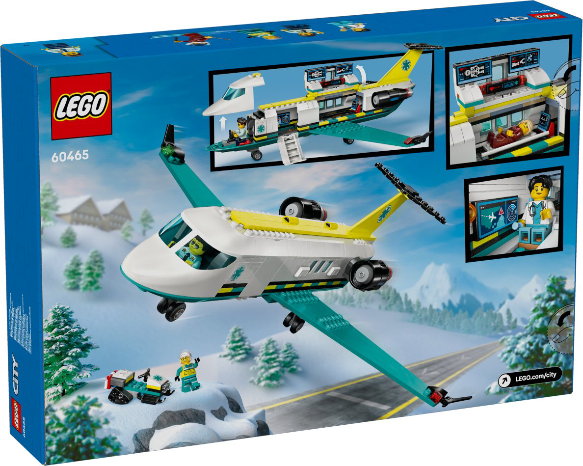 Конструктор LEGO Самолет санитарной авиации City, деталей 395 шт купить,42354