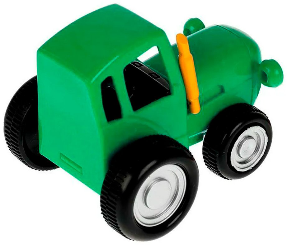 Трактор Синий трактор ТРАКТОР PF-GREENTRACTOR-RU, пластик, зеленый купить,NaN
