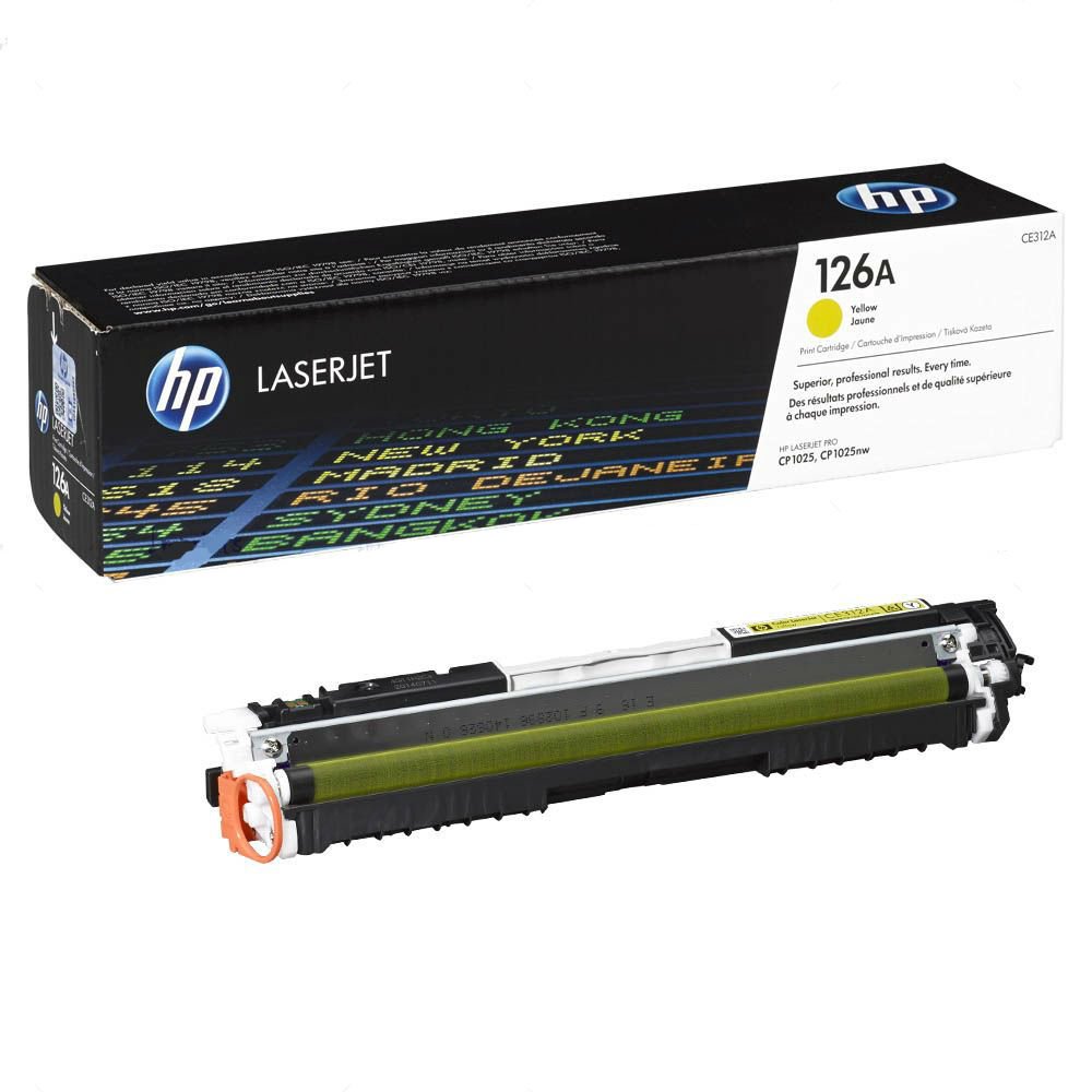 Картридж HP 126A CE312A желтый купить,53918