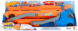 Автотранспортер Hot Wheels Мега Тягач для скоростных машин HYT830, пластик, мультиколор