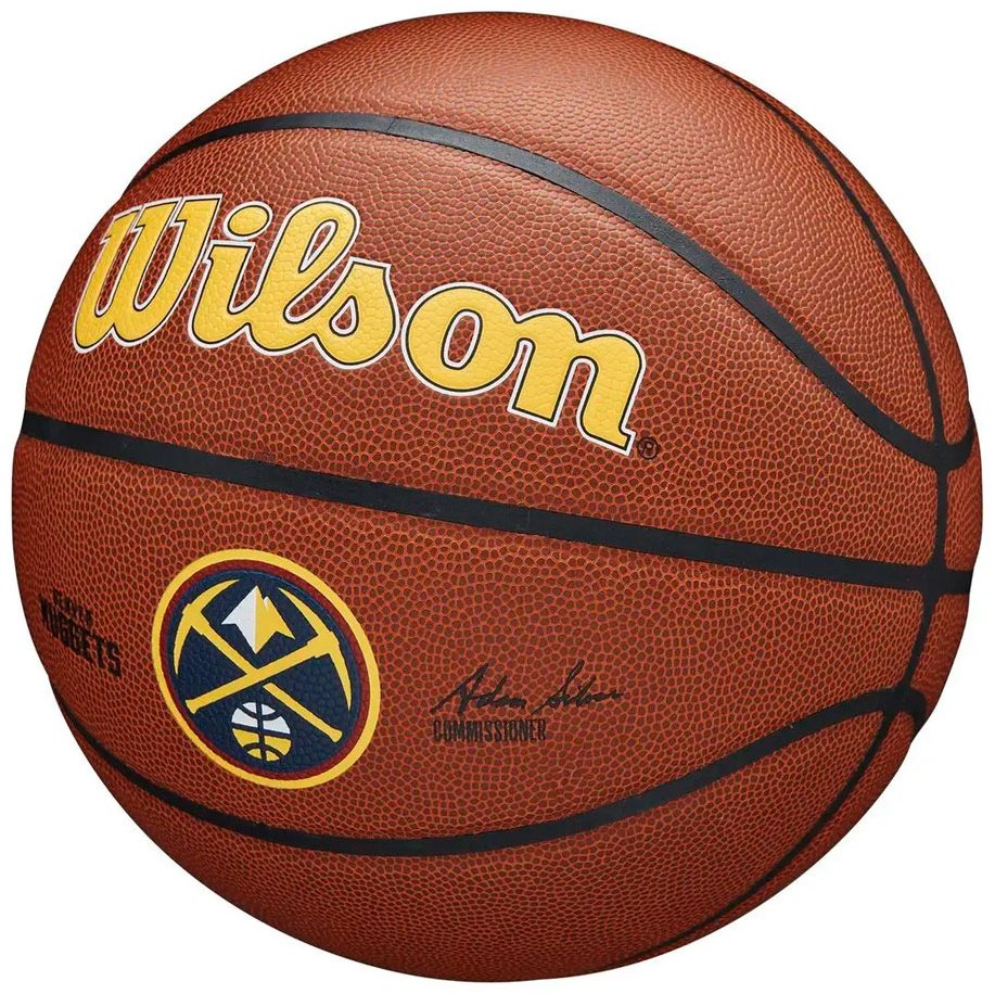 Мяч Wilson NBA Team Alliance Den Nuggets WTB3100XBDEN для баскетбола размер 7 - ForteMarket Мяч Wilson NBA Team Alliance Den Nuggets WTB3100XBDEN для баскетбола размер 7 купить,0