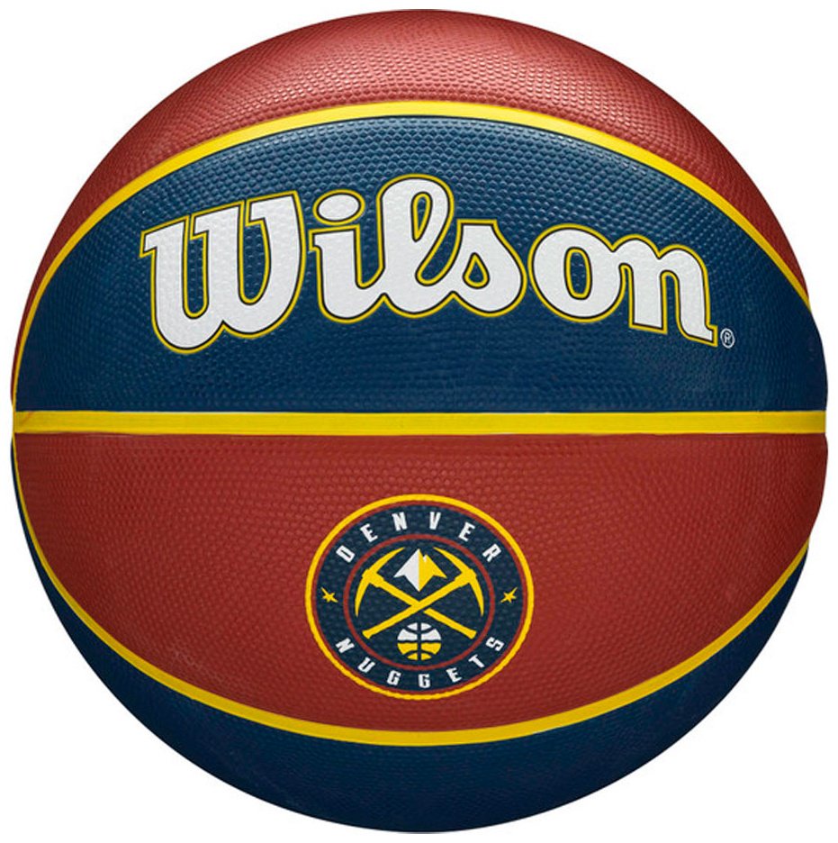 Мяч Wilson NBA Team Tribute Denver Nuggets, WTB1300XBDEN для баскетбола размер 7