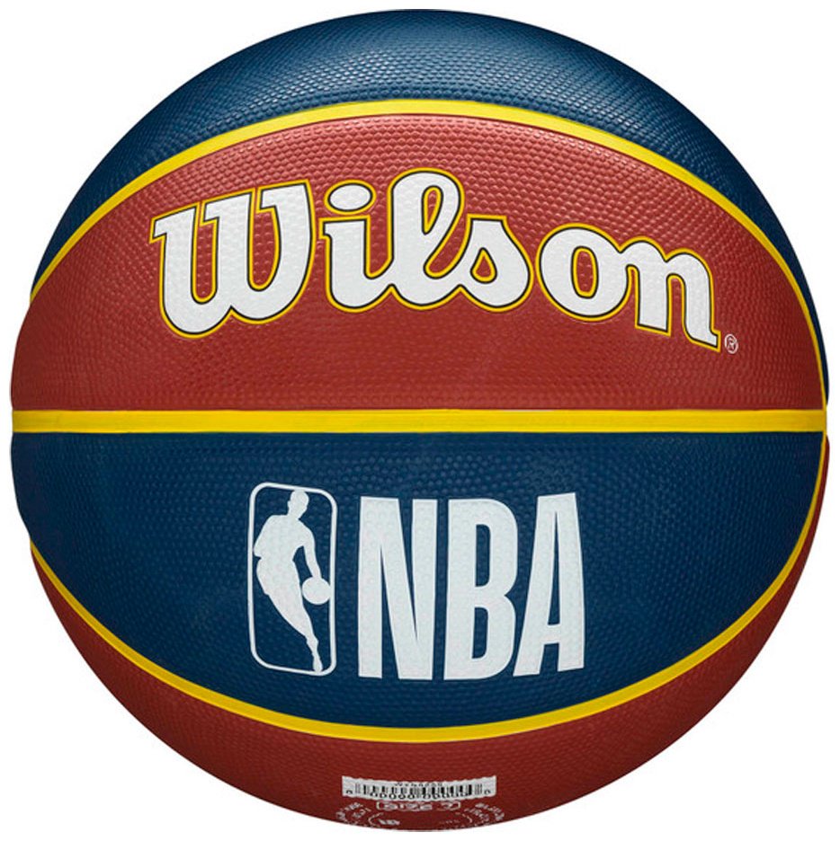 Мяч Wilson NBA Team Tribute Denver Nuggets, WTB1300XBDEN для баскетбола размер 7 купить,0