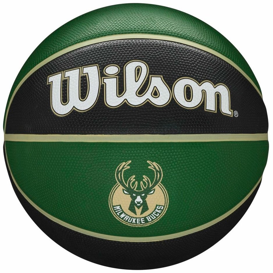 Мяч Wilson Wilson NBA Team Tribute Milwaukee Bucks WTB1300XBMIL 7 для баскетбола размер 7