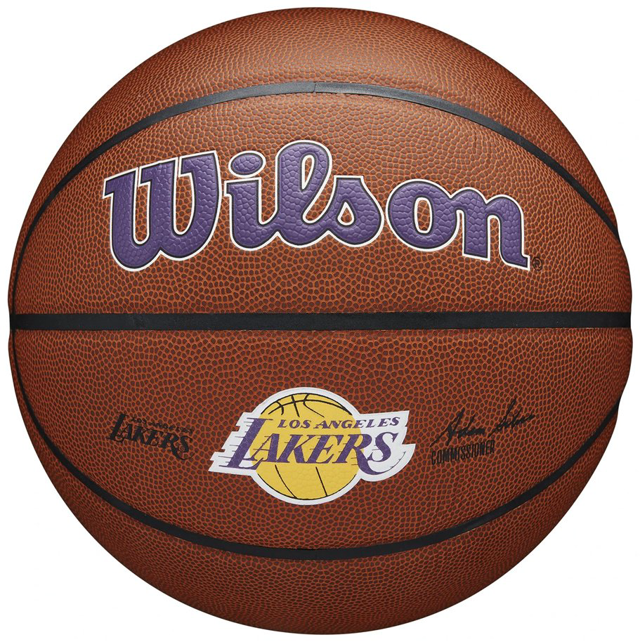 Мяч Wilson NBA TEAM ALLIANCE LA LAKERS WTB3100XBLAL для баскетбола размер 7 купить,NaN
