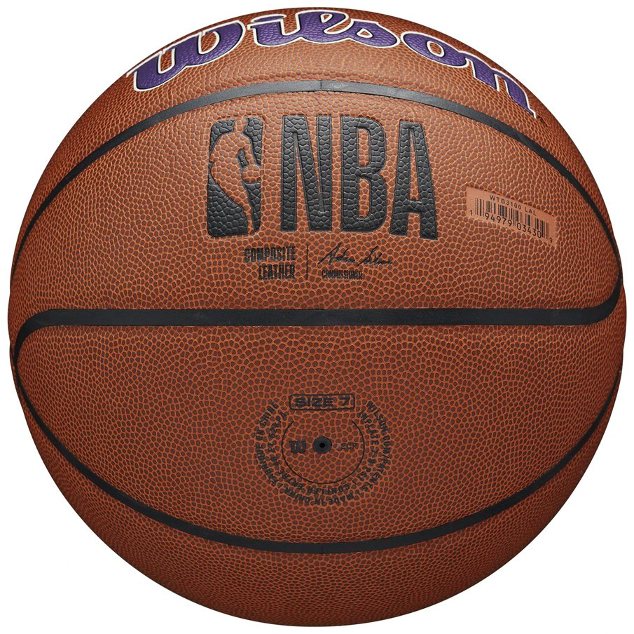 Мяч Wilson NBA TEAM ALLIANCE LA LAKERS WTB3100XBLAL для баскетбола размер 7 купить,NaN