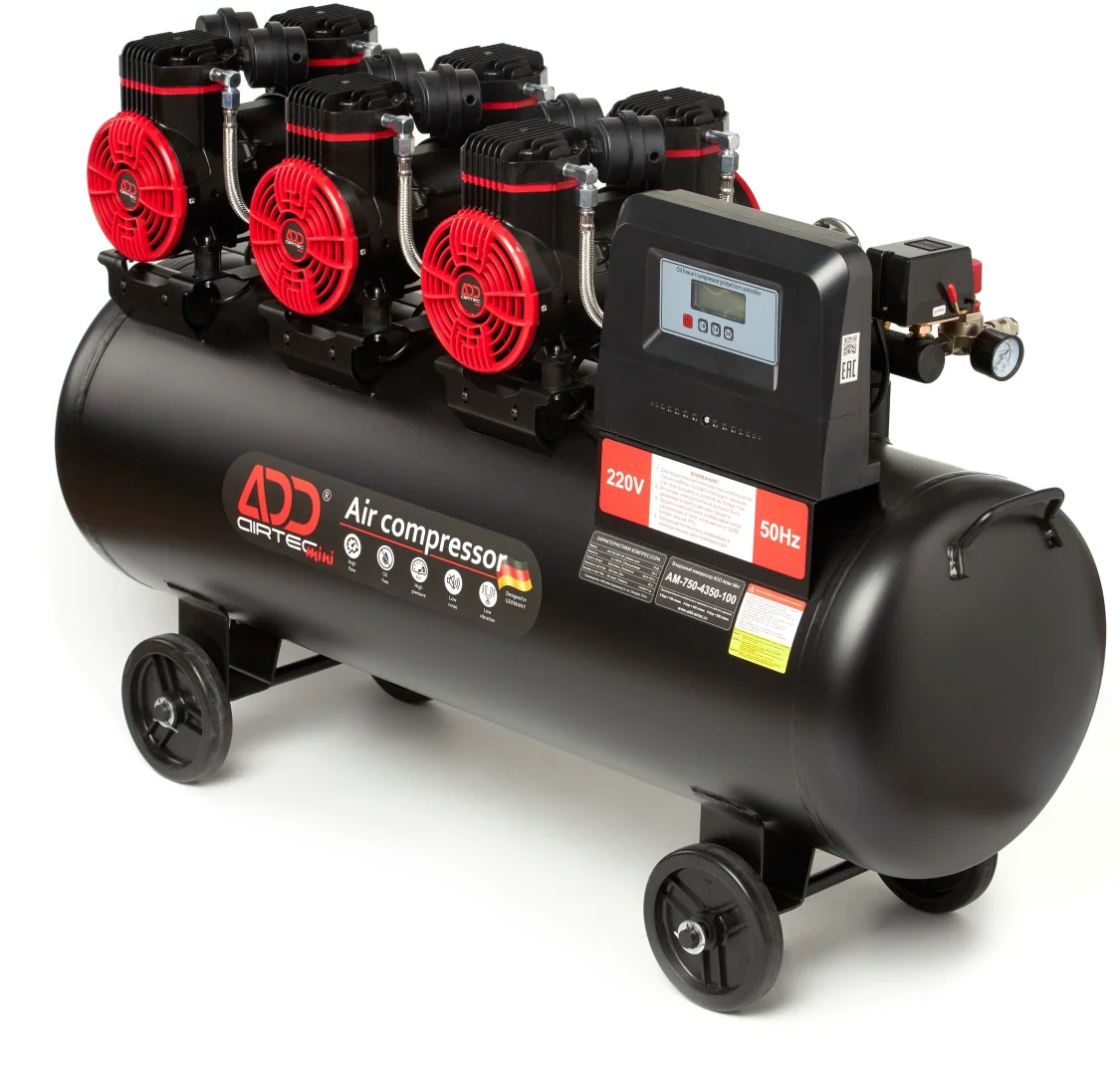 Компрессор безмасляный ADD Airtrc Mini AM-750-4350-100 8 бар купить,NaN