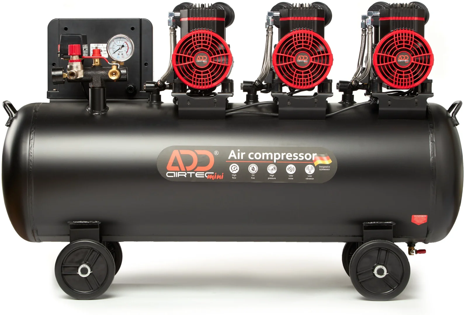 Компрессор безмасляный ADD Airtrc Mini AM-750-4350-100 8 бар купить,NaN