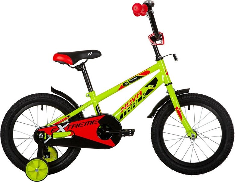 Велосипед Novatrack Extreme 2021 one size зеленый