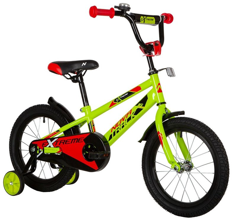 Велосипед Novatrack Extreme 2021 one size зеленый купить,NaN