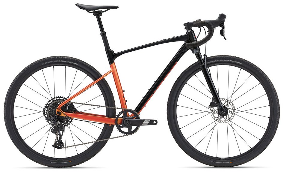 Велосипед Giant Revolt X 1 2024 18.5 дюймов черный