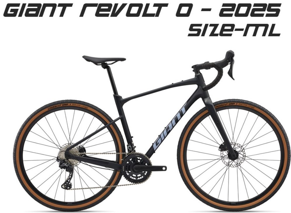 Велосипед Giant Revolt 0 - 2025/10790101/ML (700)-26, black 2025 19 дюймов черный