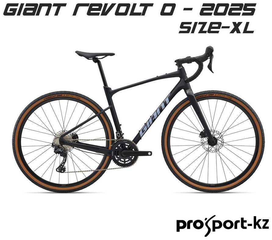 Велосипед Giant Revolt 0 - 2025/10790101/XL (700)-28, black 2025 22 дюйма черный