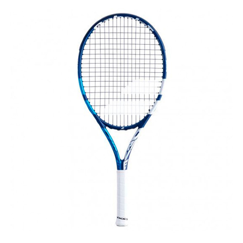 Ракетка для большого тенниса Babolat Drive Jr 25 str 140430 бело-синяя 000 купить,NaN