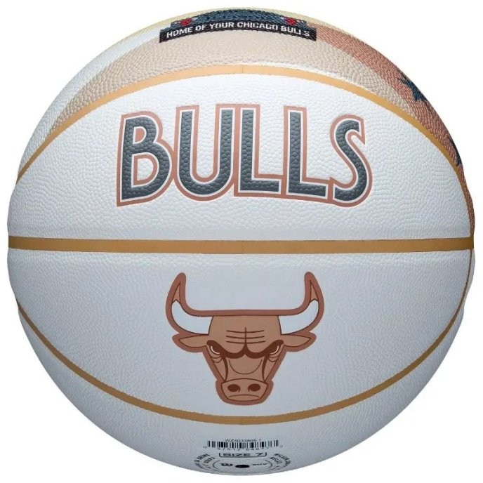 Мяч Wilson NBA Team City Collector Chicago Bulls/WZ4033805XB7 для баскетбола размер 7