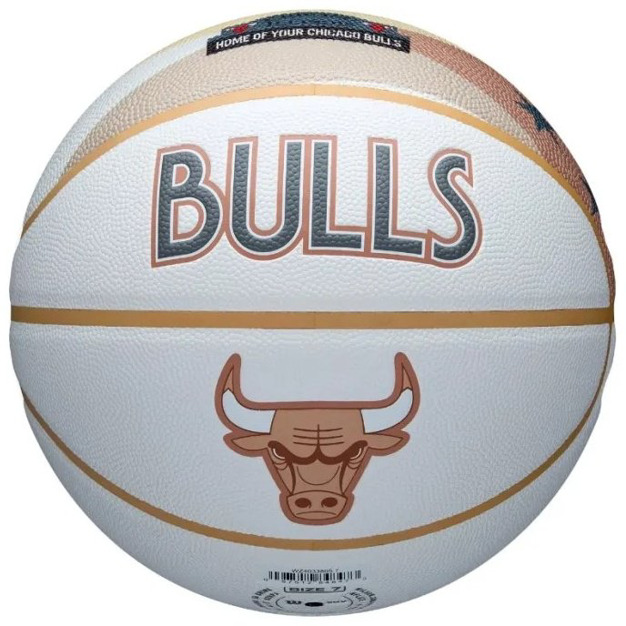 Мяч Wilson NBA Team City Collector Chicago Bulls/WZ4033805XB7 для баскетбола размер 7 купить,25900