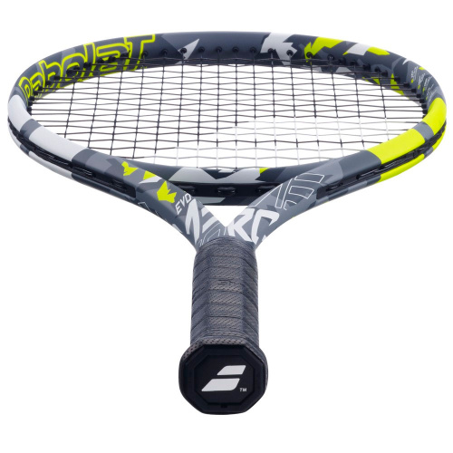 Ракетка для большого тенниса Babolat Evo str 101505D желто-серая 2  купить,NaN