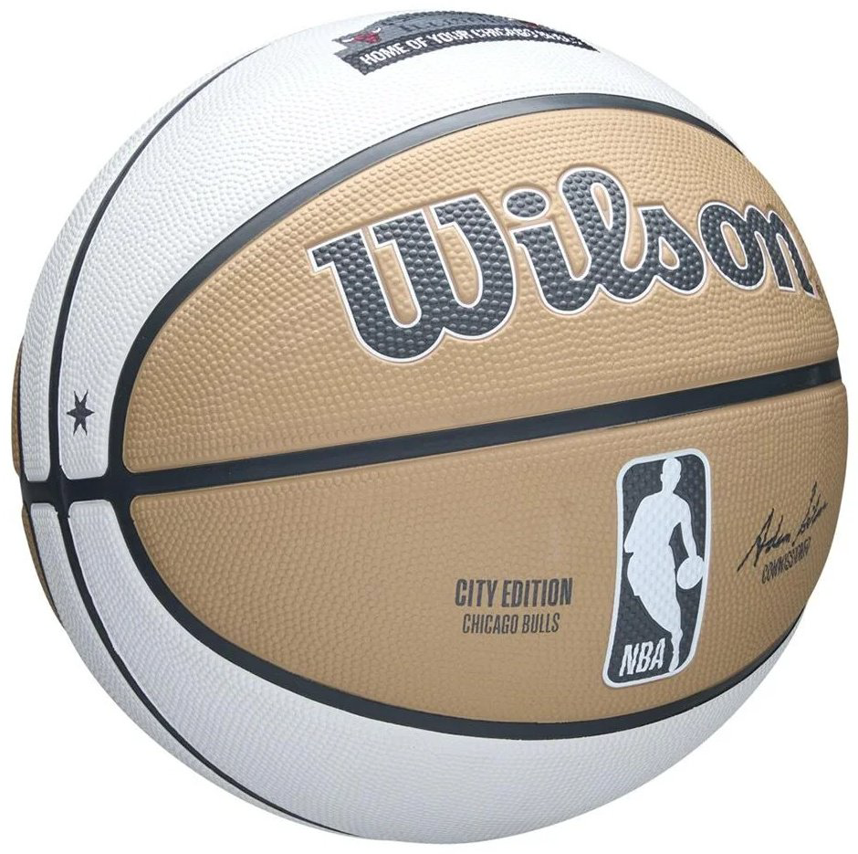 Мяч Wilson NBA Team City Edition Chicago Bulls WZ4033905XB7 для баскетбола размер 7 купить,NaN