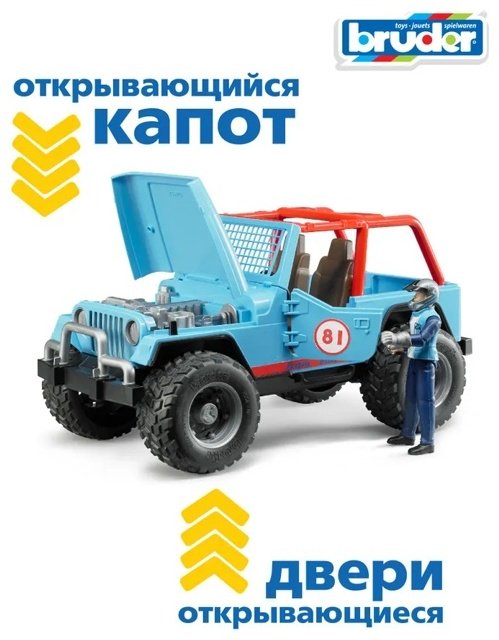 Внедорожник Bruder Внедорожник Cross Country Racer голубой - ForteMarket Внедорожник Bruder Внедорожник Cross Country Racer голубой купить,0